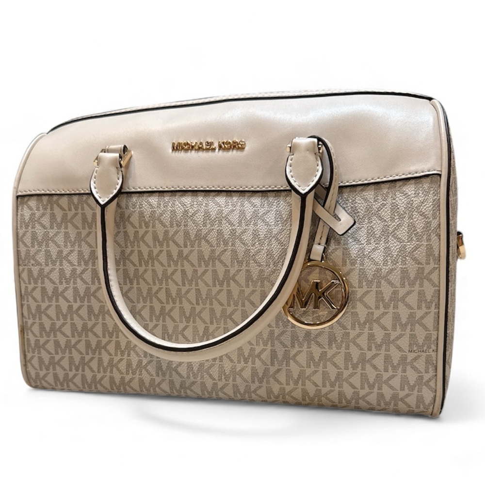 Michael Kors-Women’s  Medium Beige & Cream Cross body shoulder bag
